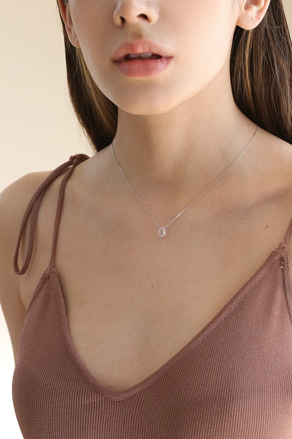 water drop necklace N013